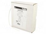 Heat shrink sleeve | glueless | 2: 1 | 2.4mm | L: 10m | white