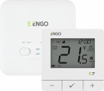 Wireless thermostat ENGO E7, White