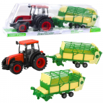 M&auml;nguala | PC | Konsoolid | Tarvikud // M&auml;nguasjad ja m&auml;ngud lastele // Traktor Rolniczy Farmerski Z Zielono-Ż&oacute;łtą Przyczepą Czerwony 50cm
