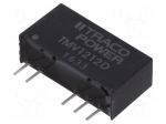 Converter: DC/DC | 1W | Uin: 10.8&divide;13.2V | Uout: 12VDC | Uout2: -12VDC