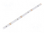 LED tape | white cold | 335 | 12V | LED/m: 60 | 8mm | IP20 | 4.8W/m | angular