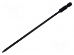 Screwdriver bit | Torx&reg; | TX06 | 1/4" | Overall len: 150mm