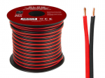 Helis&uuml;steemid ja tarvikud // Akustika s&uuml;steemide kaablid // 73-347# Przew&oacute;d głośnikowy 2x2,50mm czarno-czerwony 25m
