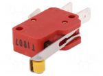 Microswitch SNAP ACTION | with lever (with roller) | SPDT | Pos: 2