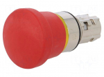Switch: emergency stop | Stabl.pos: 2 | 22mm | red | IP67 | Pos: 2