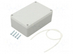 Enclosure: multipurpose | X: 70mm | Y: 105mm | Z: 40mm | ABS | light grey