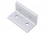 Angle bracket | for profiles | W: 76mm | H: 40mm | L: 40mm | aluminium