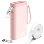 Portable label printer UPRINT UP21 pink, USB rechargeable