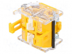 Contact block | 22mm | 04 | -40&divide;55&deg;C | front fixing | Contacts: NO x2