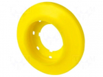 LED luminous ring | 22mm | RMQ-Titan | Colour: yellow | 24VAC | 24VDC
