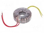 Transformer: toroidal | 80VA | 230VAC | 12V | 6.66A | 0.9kg | &Oslash;: 95mm | IP00