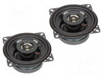Car loudspeakers | two-way | 100mm | 100W | 80&divide;20000Hz | 4&Omega; | 42mm | 87dB
