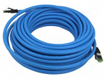 Patch cord | S/FTP | Cat: 6a | RJ45 plug,both sides | stranded | Cu | 15m
