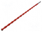 Drill bit | &Oslash;: 12mm | L: 450mm | steel | tungsten carbide