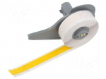 Tape | 12.7mm | 15.24m | yellow | self-adhesive | -40&divide;82&deg;C