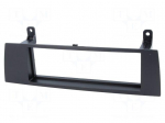 Radio mounting frame | BMW | 1 DIN | black