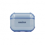 Back panel cover Evelatus Apple AirPods Pro 2 TPU Protective Case Transparent Blue