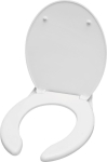 Toilet seat ETIUDA, for disabled people, white, fo