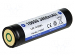 Re-battery: Li-Ion | 18650 | 3.7V | 3800mAh | &Oslash;18.7x69.3mm | 7.6A
