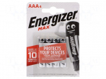 Battery: alkaline | 1.5V | AAA | MAX | Batt.no: 4 | non-rechargeable