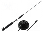 Antenna | CB | 0.72m | 3dBi | 500W | magnet | black | Len: 4m | UHF