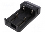 Charger: for rechargeable batteries | Li-Ion | 3.6/3.7V | 2A | 5VDC