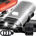 Spordiks ja aktiivseks puhkuseks // Bicycle accessories // Lampka rowerowa światło prz&oacute;d tył led na kierownicę rower mocna usb jasna s093