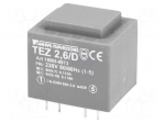 Transformer: encapsulated | 2.5VA | 230VAC | 9V | 9V | 138.9mA | 138.9mA