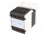 Transformer: mains | 63VA | 230/400VAC | 230V | IP20 | Mounting: DIN