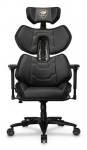 COUGAR Terminator Elite Gold PC gaming chair Padded seat Black, Gold