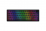 HATOR Skyfall 65 Wired, Mechanical, USB-C, Aurum Sterling, 70M clicks, RGB, Black, 790g