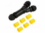 Connector: AC supply | screw terminal | IP68 | Body: black