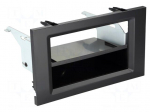 Radio frame | Mercedes | 2 DIN | black