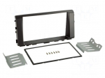 Radio frame | Kia | 2 DIN | black