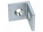 Angle bracket | for profiles | W: 40mm | H: 40mm | L: 40mm | steel