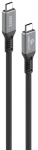 Cable Gembird Premium USB4 240W Type-C Male - Type-C Male 0.3m