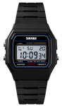 Skmei 1412BKWT Watch / black/white