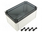 Enclosure: multipurpose | X: 110mm | Y: 180mm | Z: 90mm | TK PC | grey