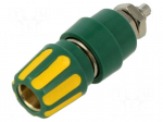 Laboratory connector: 4mm banana | socket | 60VDC | 63A | Cutout: &Oslash;9mm