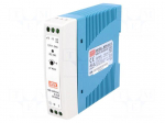 Power supply: switched-mode | 20W | 15VDC | 1.34A | 85&divide;264VAC | 190g