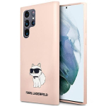 Karl Lagerfeld KLHCS23LSNCHBCP Hardcase for Samsung Galaxy S23 Ultra S918 / pink