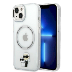 Karl Lagerfeld KLHMP14MHNKCIT Iconic Karl&Choupett Hardcase for iPhone 14 Plus/15 Plus 6,7" / transparent