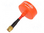 Antenna | orange | 12g | SMA | 5.8GHz | 35x62mm | 50&Omega; | Antenna: WiFi | 3dBi