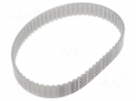 Timing belt | AT5 | W: 16mm | H: 2.7mm | Lw: 330mm | Tooth height: 1.2mm