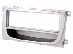 Radio mounting frame | Ford | 1 DIN | silver