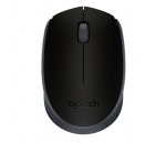 Logitech M171 Wireless Mouse RF Wireless, 1000 DPI, Black/Grey
