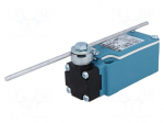 Limit switch | adjustable plunger, length R 25-140mm | NO + NC