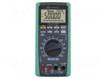 Digital multimeter | USB | LCD | (50000) | C accuracy: &plusmn;(1%+5digit)