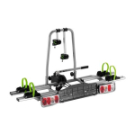 Lockable Car Hitch Bike Rack, for 2 E-Bikes, 60 kg