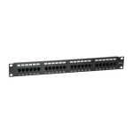 Equip 19" Patchpaneel 24xRJ45 Cat5e UTP 1U 100MHz RAL9005